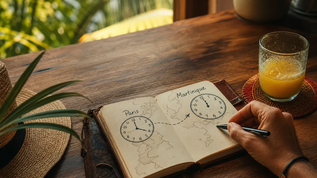 Heure Martinique : décalage horaire et heure locale actuelle